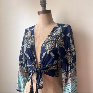 Plunge wrap top 🌊